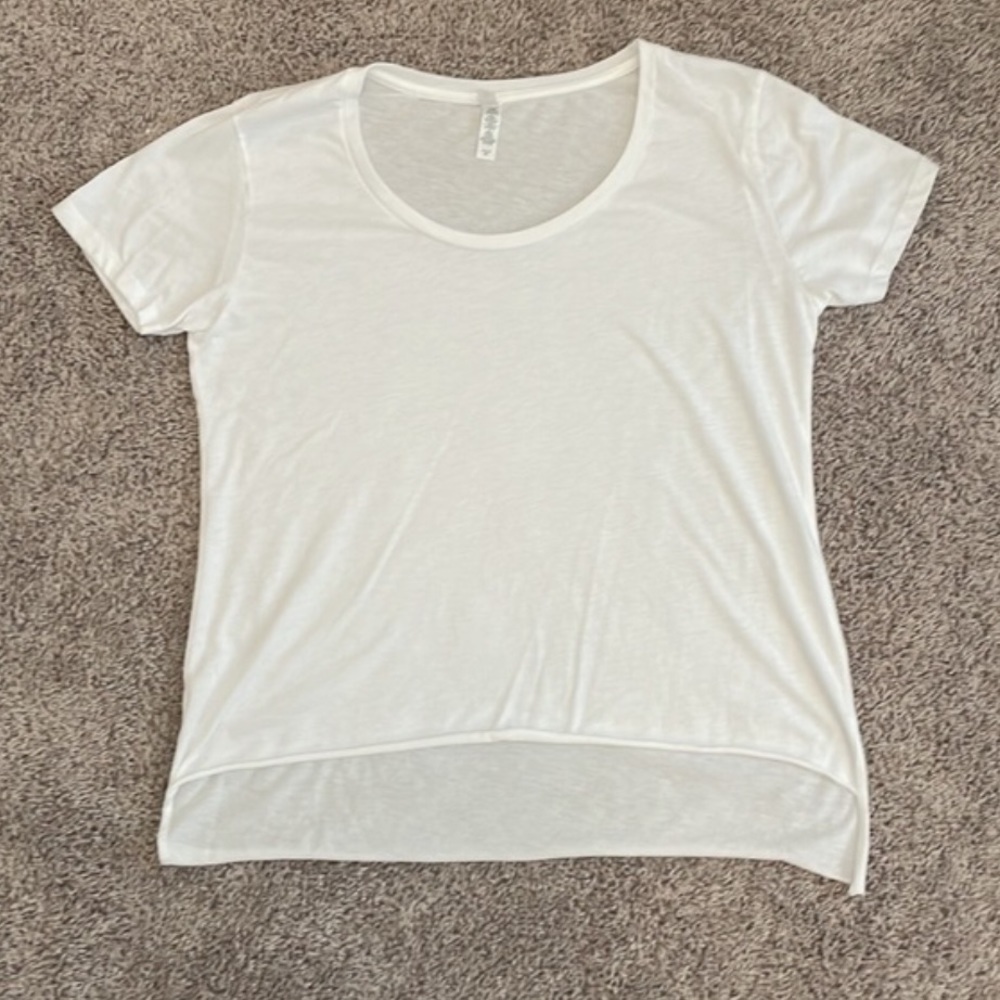 Next Level Women's Festival Scoop Neck Solid Tee White